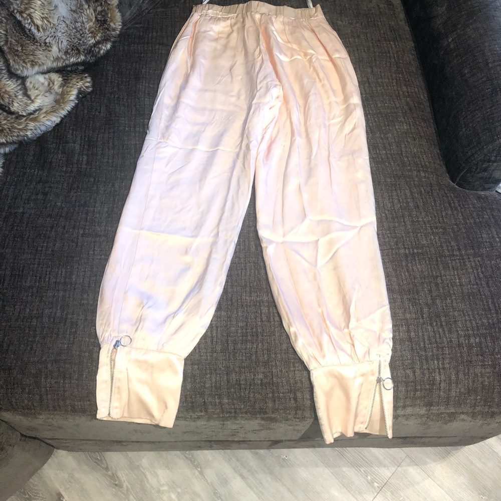 NMD Pink Silk Joggers